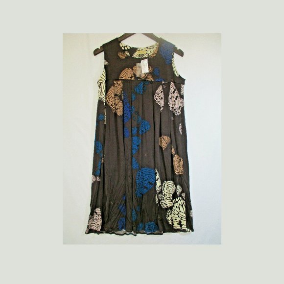 NWT Issa Silk trapeze dress butterfly pattern 6 - Picture 1 of 7